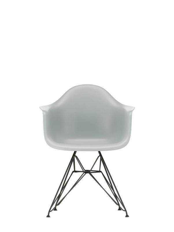 Eames Plastic Arm Chair DAR Stuhl Vitra Schwarz - Hellgrau